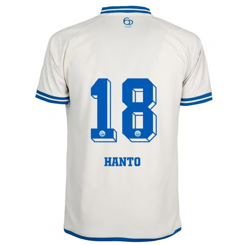 Danxen Dětské Celine Hanto #18 Bílá Modrá Daleko Hráčské Dresy 2025/26 Dres