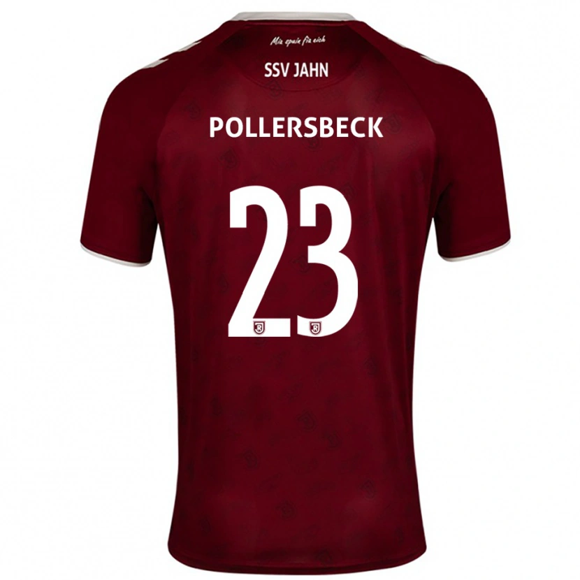 Danxen Dětské Julian Pollersbeck #23 Vínová Bílá Daleko Hráčské Dresy 2025/26 Dres