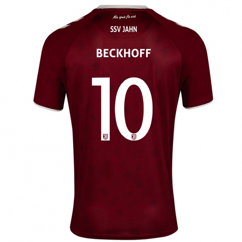 Danxen Dětské Phil Beckhoff #10 Vínová Bílá Daleko Hráčské Dresy 2025/26 Dres
