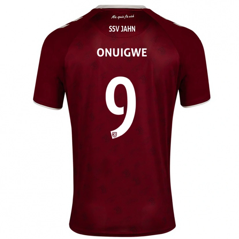 Danxen Dětské Kelvin Onuigwe #9 Vínová Bílá Daleko Hráčské Dresy 2025/26 Dres