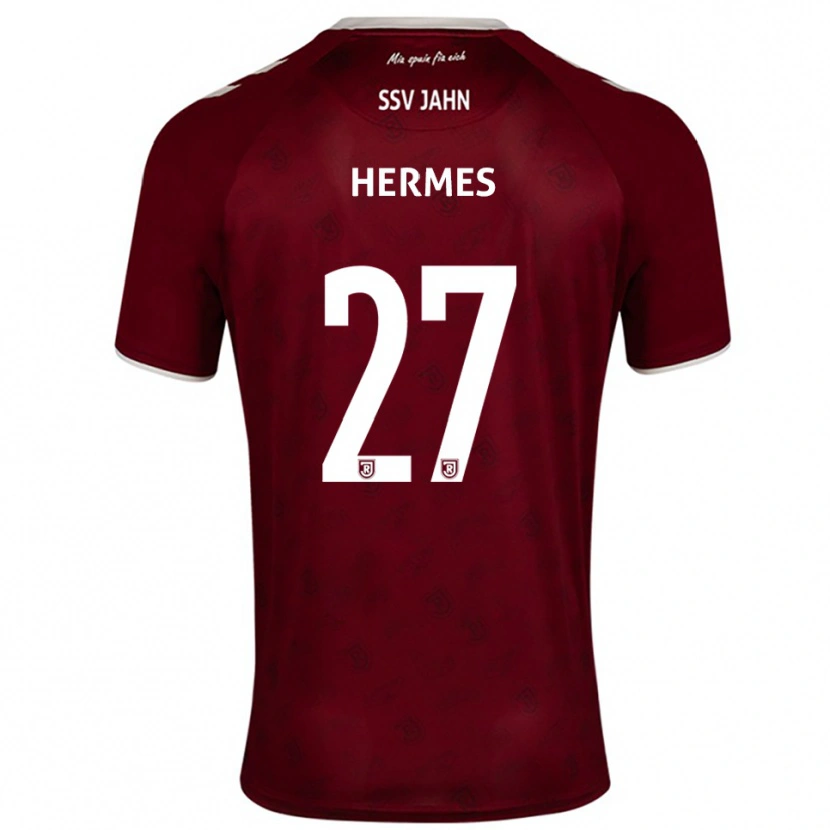 Danxen Dětské Lucas Hermes #27 Vínová Bílá Daleko Hráčské Dresy 2025/26 Dres