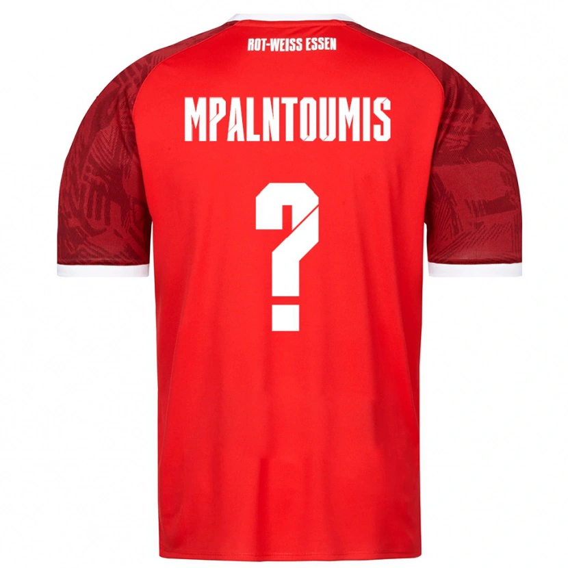 Danxen Dětské Ilias Mpalntoumis #0 Červená Vínová Bílá Daleko Hráčské Dresy 2025/26 Dres