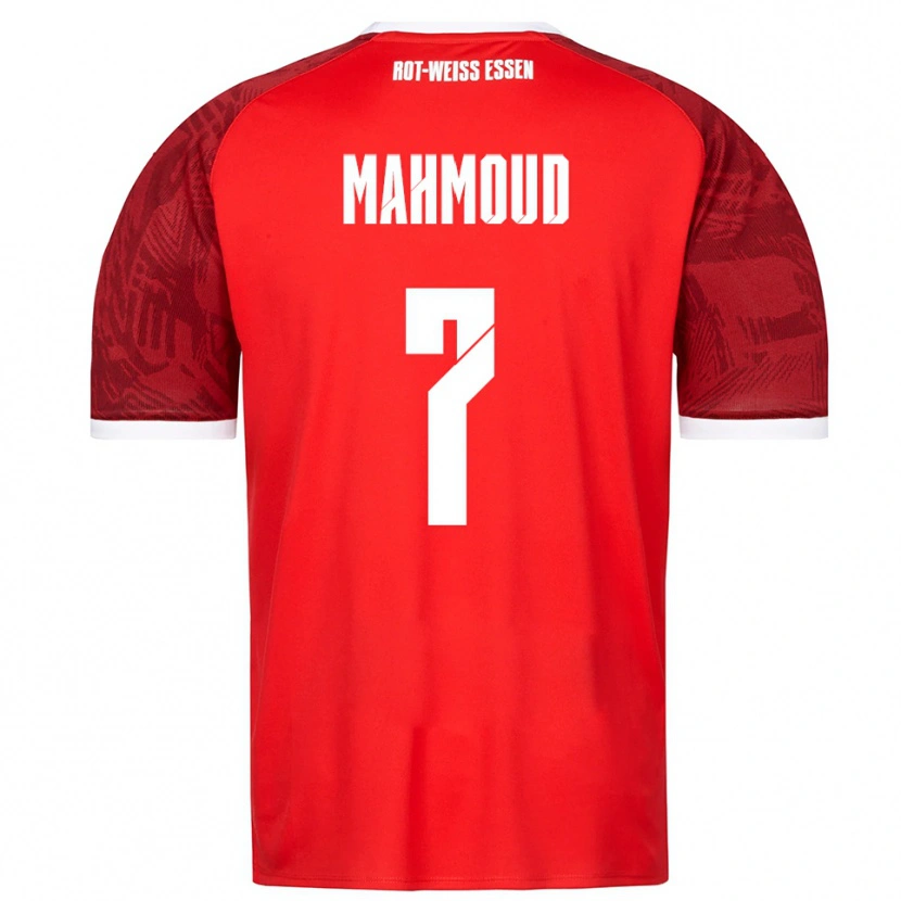 Danxen Dětské Bakir Mahmoud #7 Červená Vínová Bílá Daleko Hráčské Dresy 2025/26 Dres