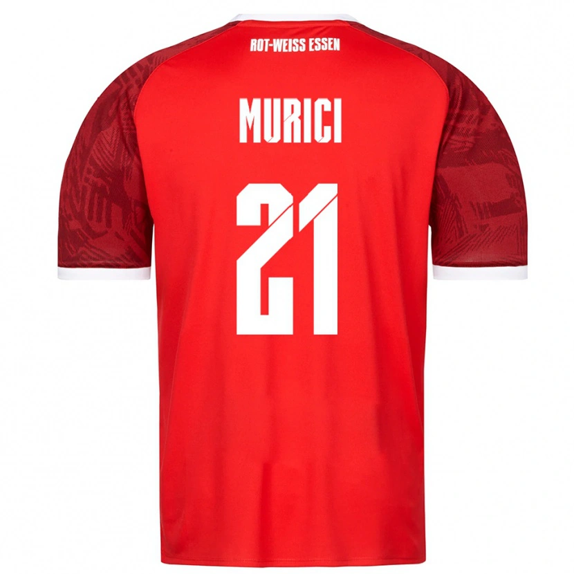 Danxen Dětské Leard Murici #21 Červená Vínová Bílá Daleko Hráčské Dresy 2025/26 Dres