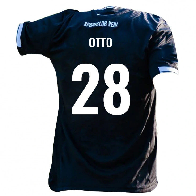 Danxen Dětské Yari Otto #28 Černá Bílá Daleko Hráčské Dresy 2025/26 Dres