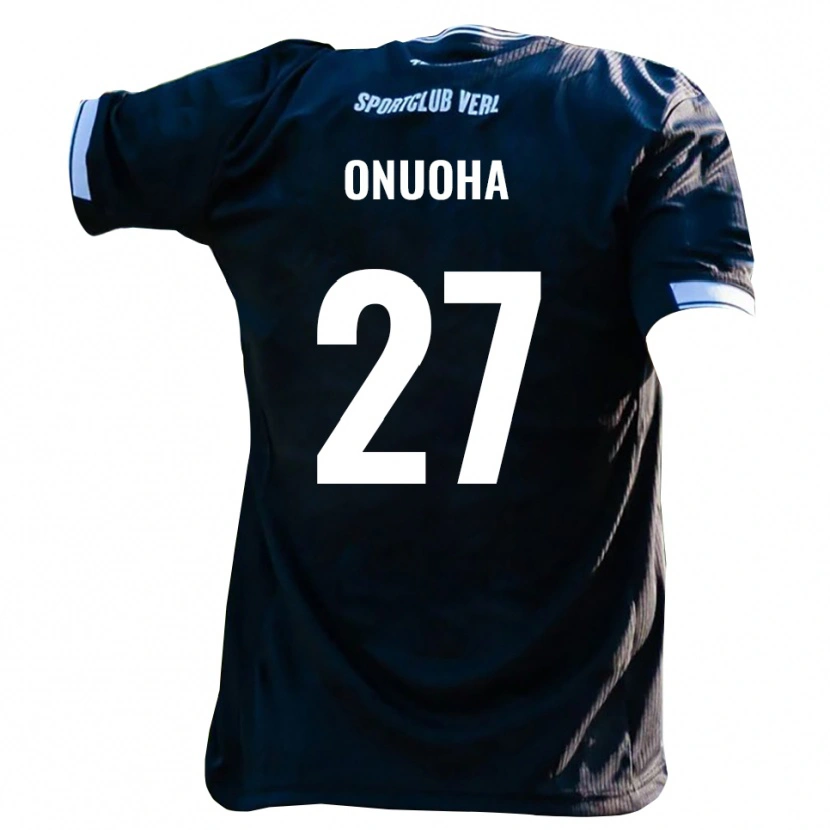 Danxen Dětské Chilohem Onuoha #27 Černá Bílá Daleko Hráčské Dresy 2025/26 Dres