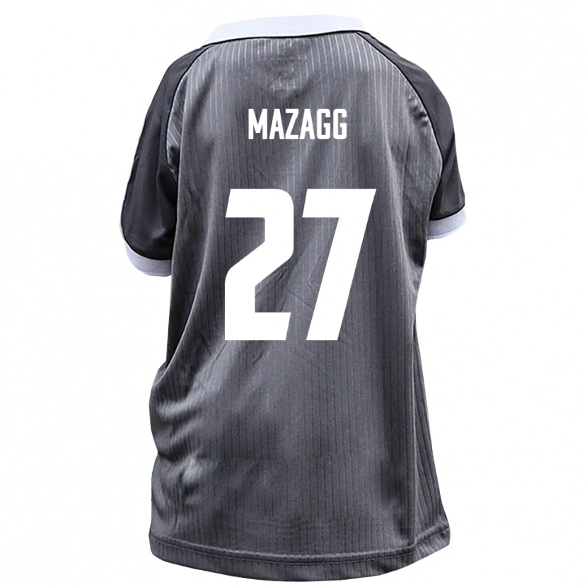Danxen Dětské Lukas Mazagg #27 Šedá Bílá Daleko Hráčské Dresy 2025/26 Dres