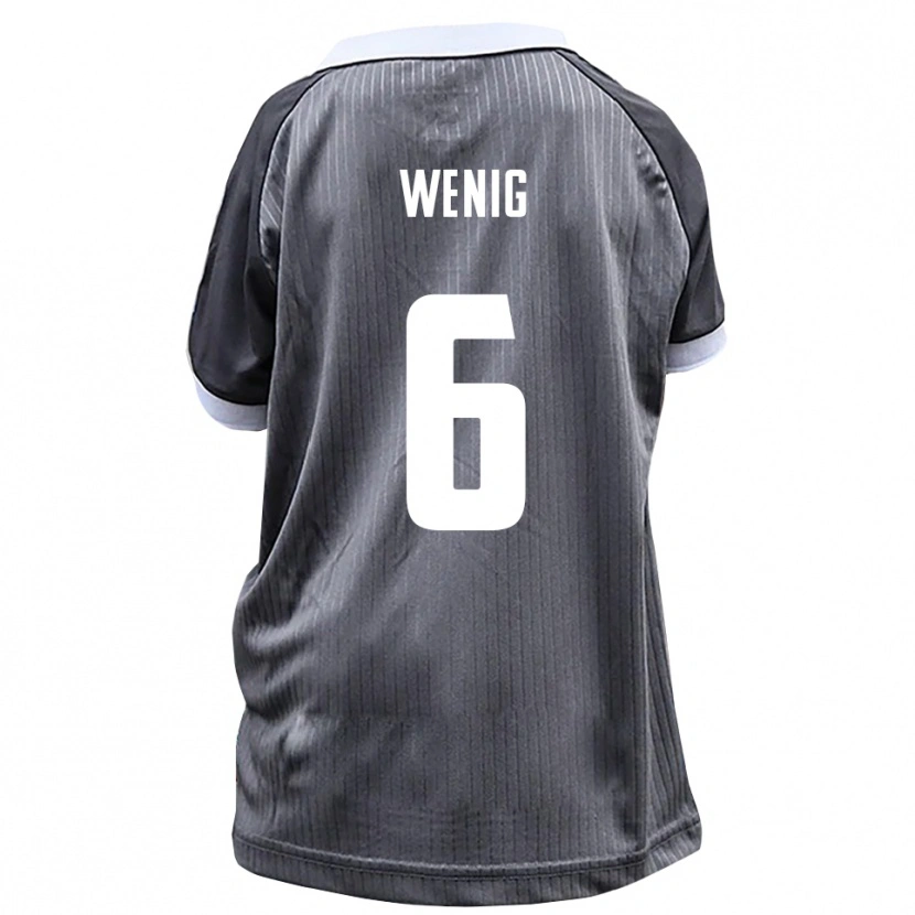 Danxen Dětské Marcel Wenig #6 Šedá Bílá Daleko Hráčské Dresy 2025/26 Dres