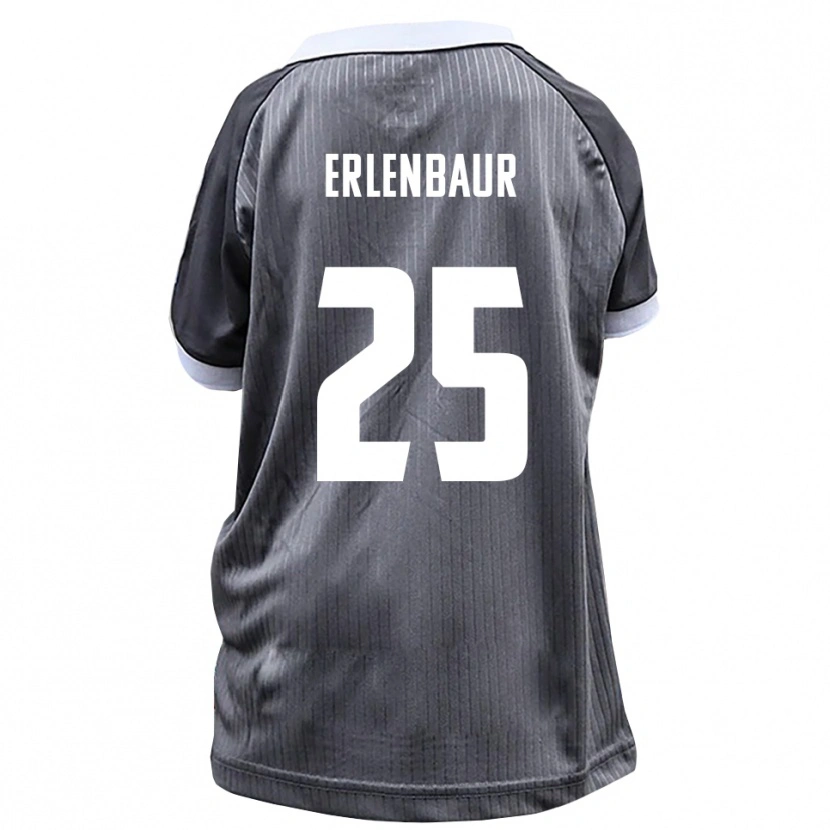 Danxen Dětské Johannes Erlenbaur #25 Šedá Bílá Daleko Hráčské Dresy 2025/26 Dres