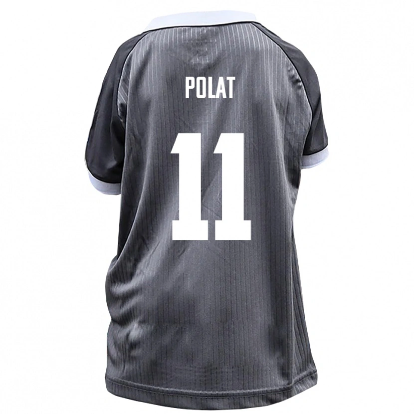 Danxen Dětské Yalcin Polat #11 Šedá Bílá Daleko Hráčské Dresy 2025/26 Dres