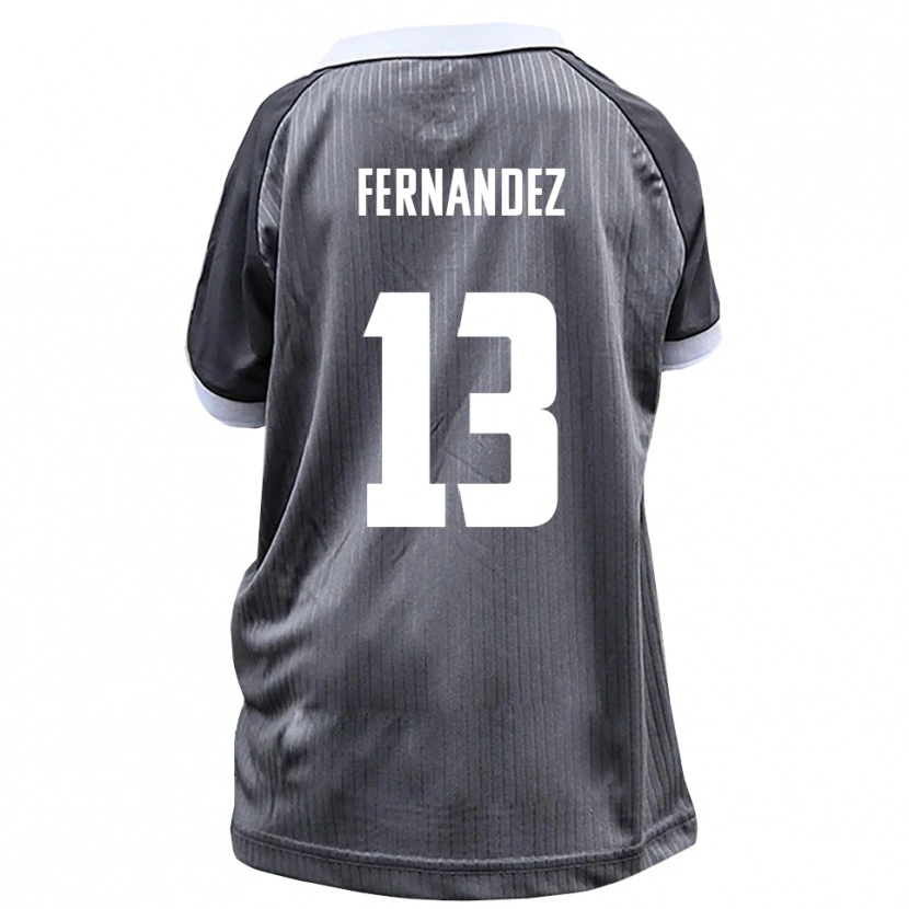 Danxen Dětské Luis Fernandez #13 Šedá Bílá Daleko Hráčské Dresy 2025/26 Dres