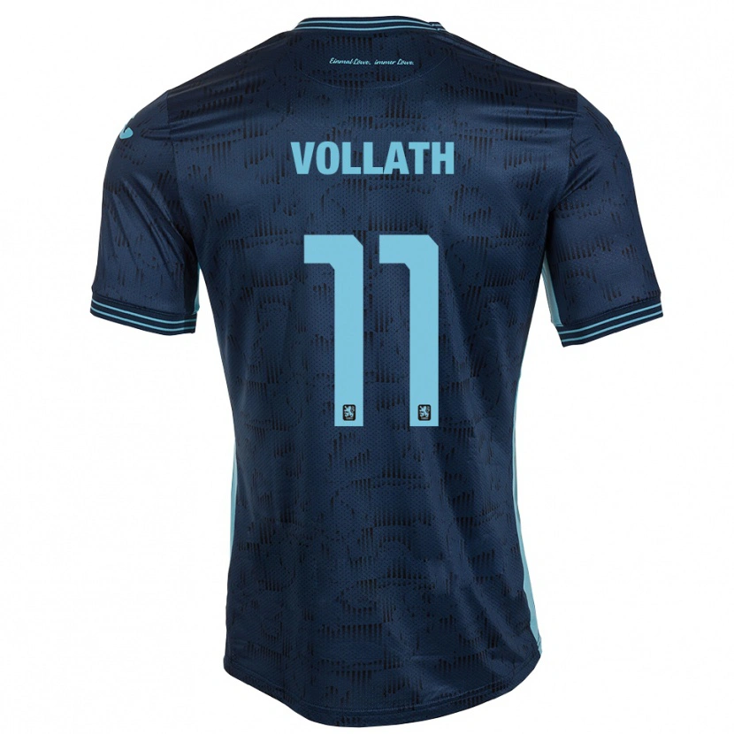 Danxen Dětské René Vollath #11 Královská Modrá Daleko Hráčské Dresy 2025/26 Dres