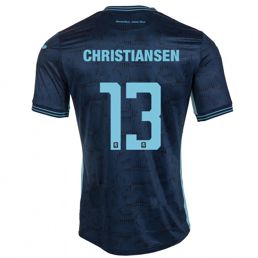 Danxen Dětské Max Christiansen #13 Královská Modrá Daleko Hráčské Dresy 2025/26 Dres