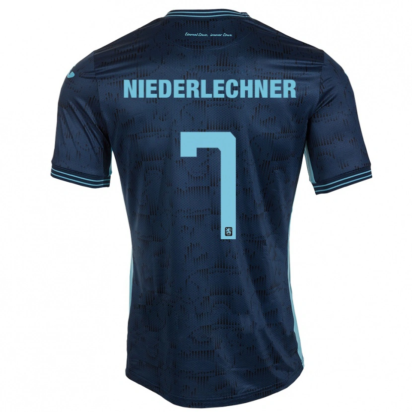 Danxen Dětské Florian Niederlechner #7 Královská Modrá Daleko Hráčské Dresy 2025/26 Dres