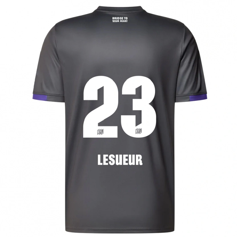 Danxen Dětské Tony Lesueur #23 Šedá Fialová Daleko Hráčské Dresy 2025/26 Dres