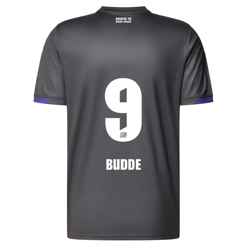 Danxen Dětské Rico Budde #9 Šedá Fialová Daleko Hráčské Dresy 2025/26 Dres