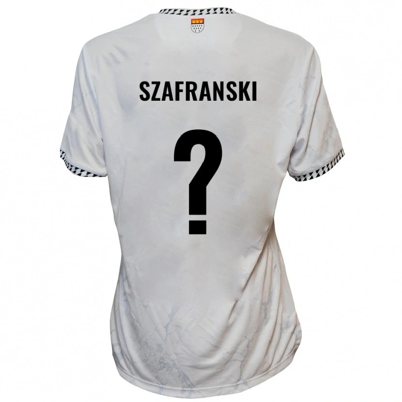 Danxen Dětské Svenja Szafranski #0 Bílá Černá Daleko Hráčské Dresy 2025/26 Dres