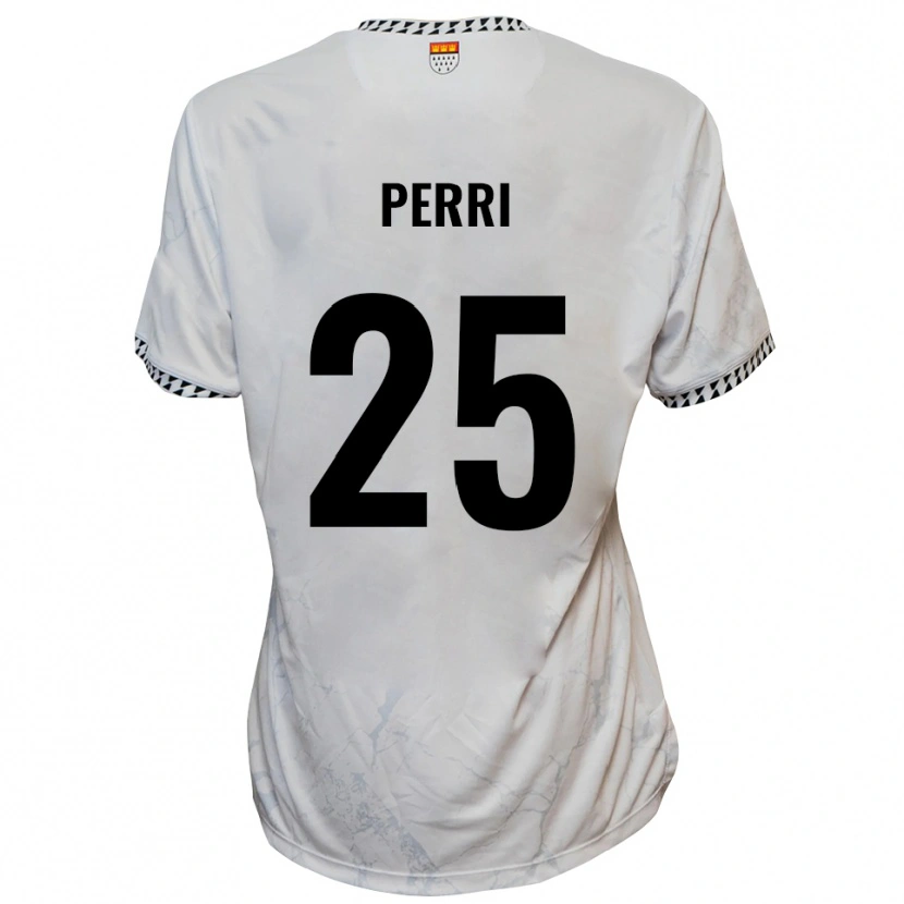 Danxen Dětské Diego Perri #25 Bílá Černá Daleko Hráčské Dresy 2025/26 Dres