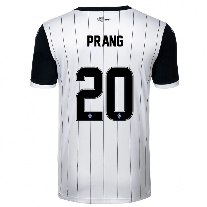 Danxen Dětské Ebbe Prang #20 Bílá Černá Daleko Hráčské Dresy 2025/26 Dres