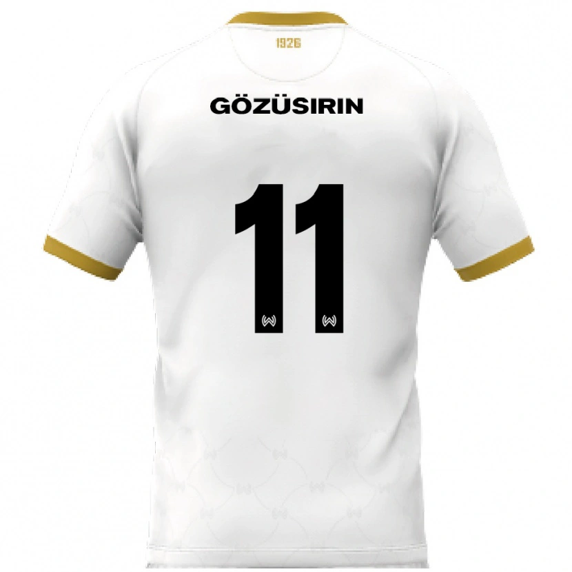 Danxen Dětské Tarik Gözüsirin #11 Bílá Zlatá Daleko Hráčské Dresy 2025/26 Dres