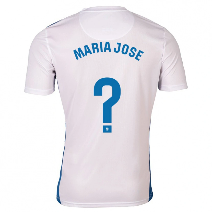 Danxen Pánské María José Pérez González #0 Bílá Modrá Domů Hráčské Dresy 2025/26 Dres