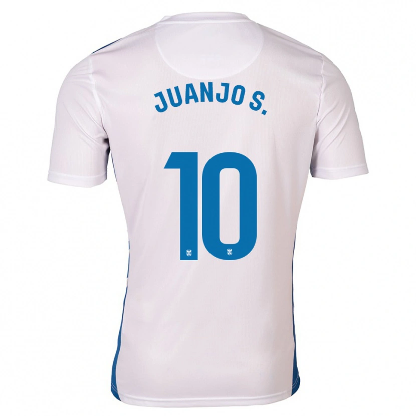 Danxen Pánské Juanjo Sánchez #10 Bílá Modrá Domů Hráčské Dresy 2025/26 Dres