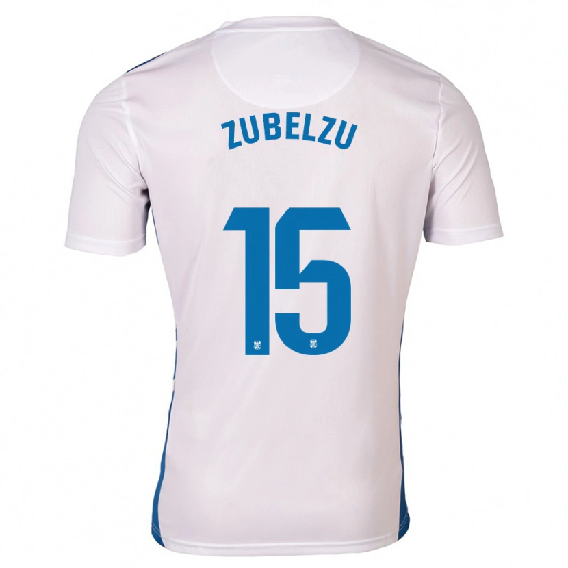 Danxen Pánské Julen Zubelzu #15 Bílá Modrá Domů Hráčské Dresy 2025/26 Dres