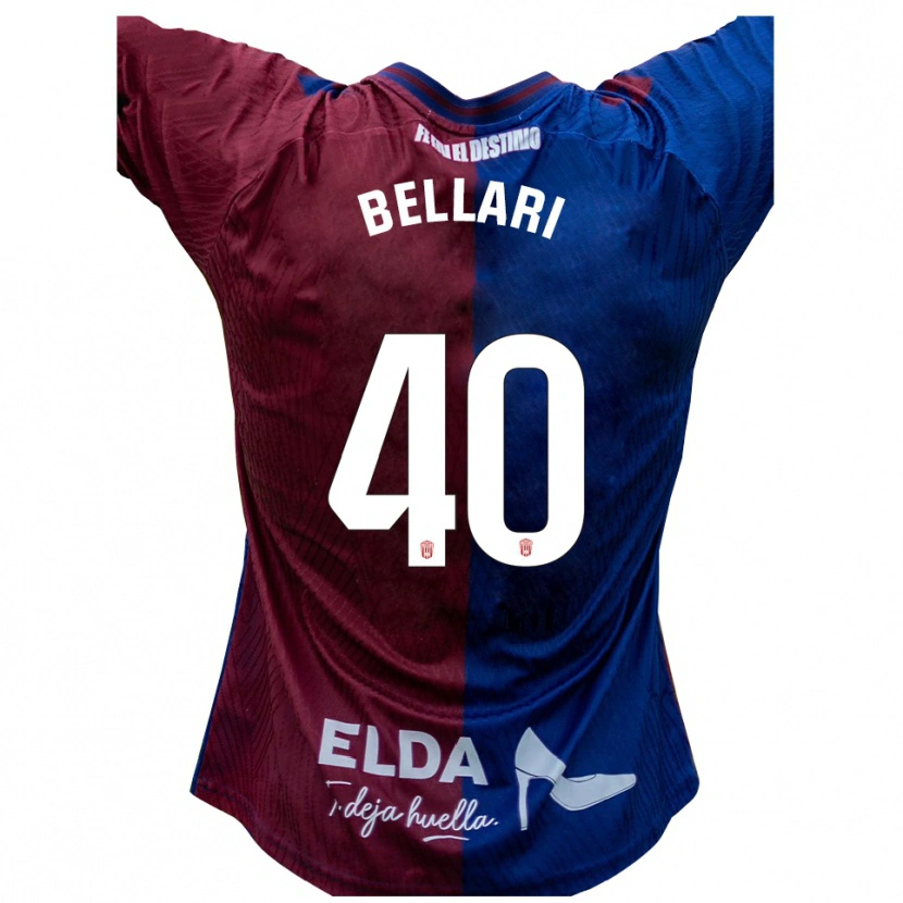 Danxen Pánské Hamza Bellari #40 Modrá Červená Domů Hráčské Dresy 2025/26 Dres