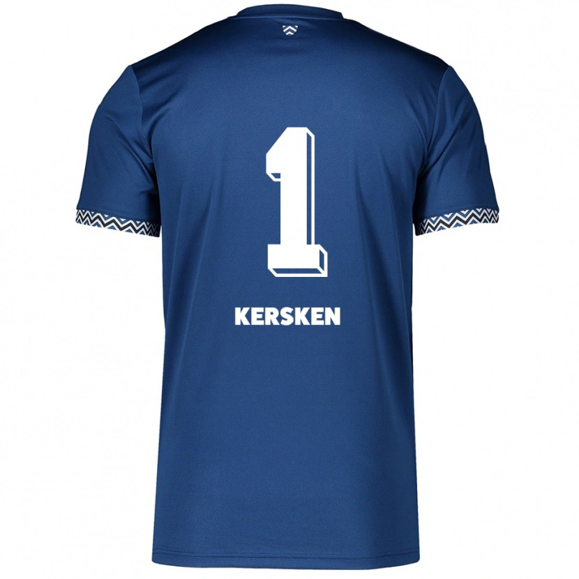 Danxen Pánské Jonas Kersken #1 Námořnická Bílá Domů Hráčské Dresy 2025/26 Dres