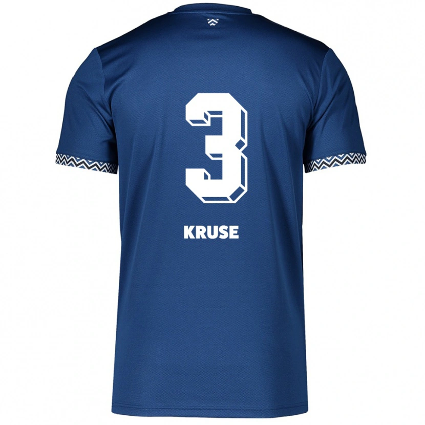 Danxen Pánské Konrad Kruse #3 Námořnická Bílá Domů Hráčské Dresy 2025/26 Dres