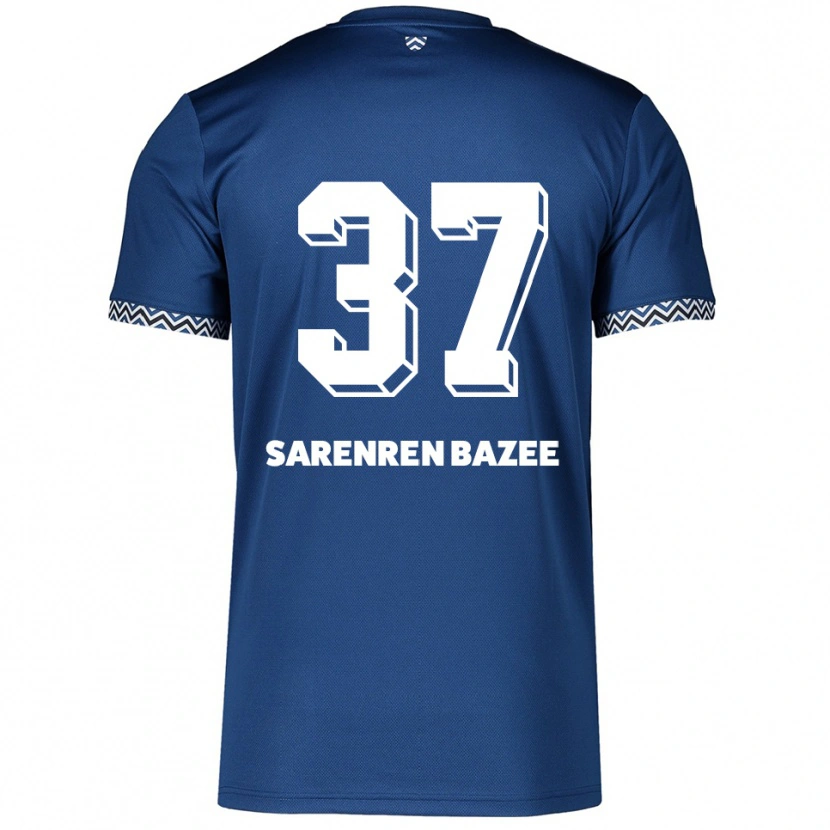 Danxen Pánské Noah Sarenren Bazee #37 Námořnická Bílá Domů Hráčské Dresy 2025/26 Dres