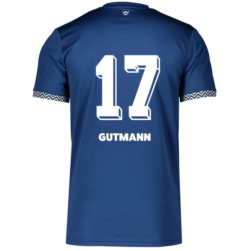 Danxen Pánské Glenn Gutmann #17 Námořnická Bílá Domů Hráčské Dresy 2025/26 Dres
