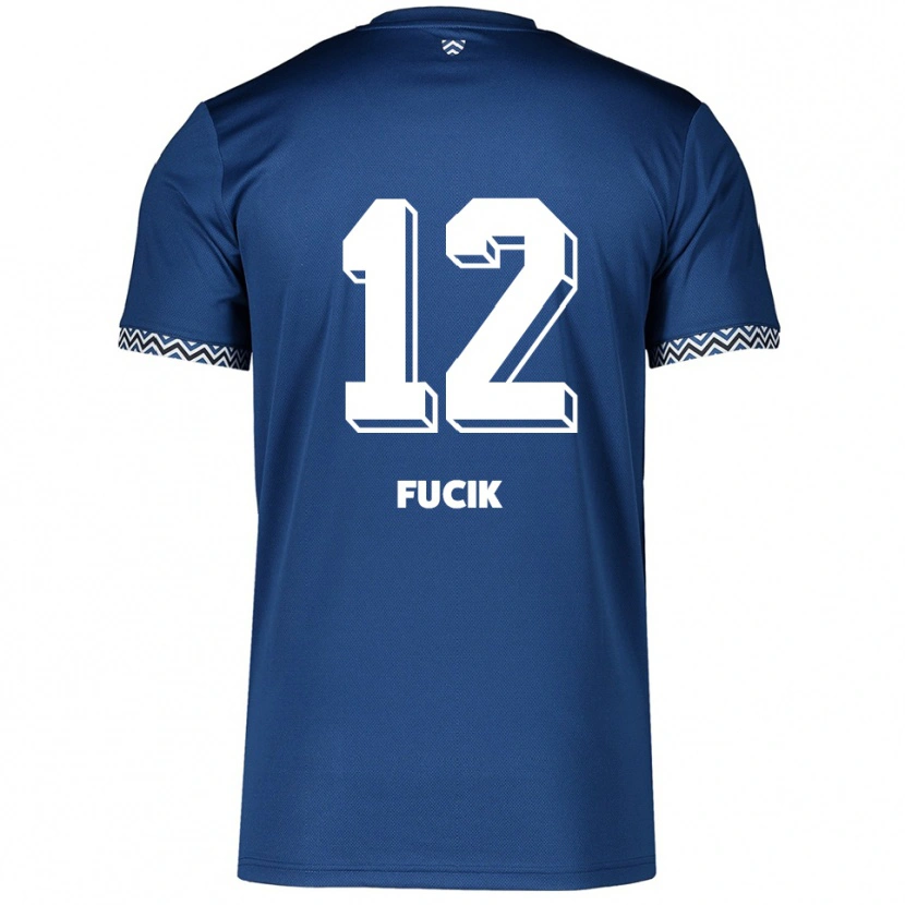 Danxen Pánské Miles Fucik #12 Námořnická Bílá Domů Hráčské Dresy 2025/26 Dres