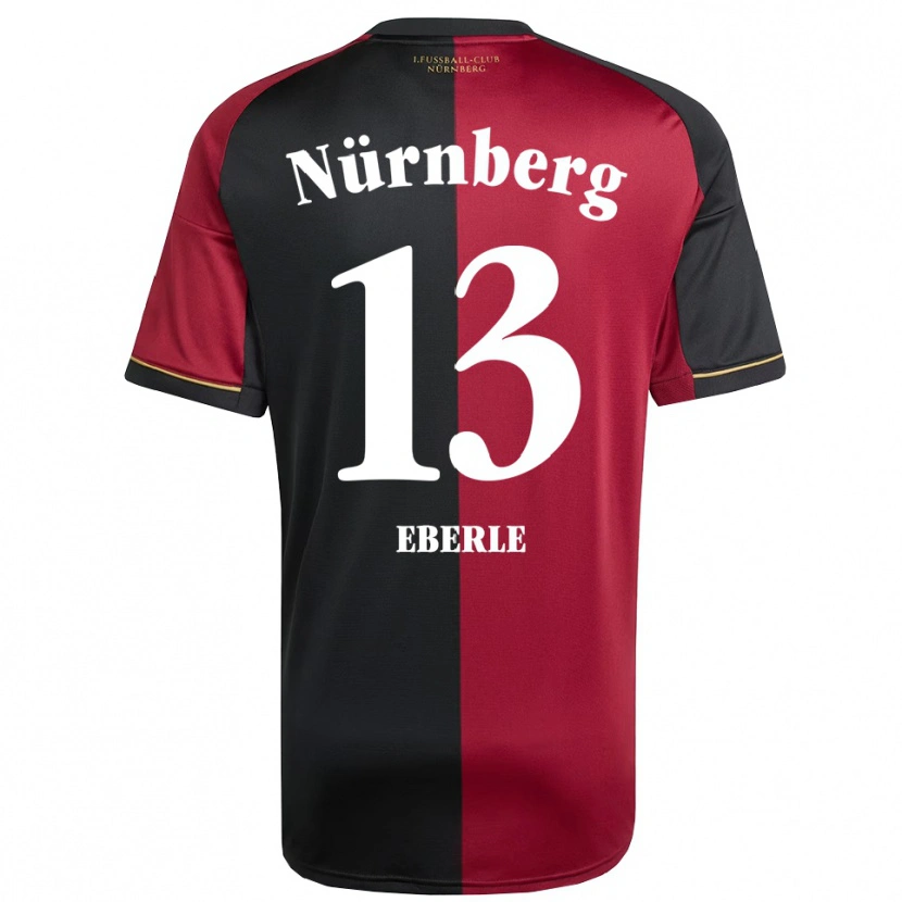 Danxen Pánské Leo Eberle #13 Vínová Černá Domů Hráčské Dresy 2025/26 Dres