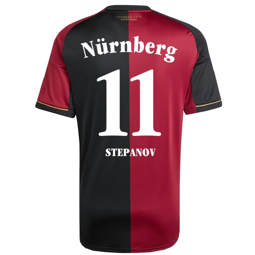 Danxen Pánské Artem Stepanov #11 Vínová Černá Domů Hráčské Dresy 2025/26 Dres