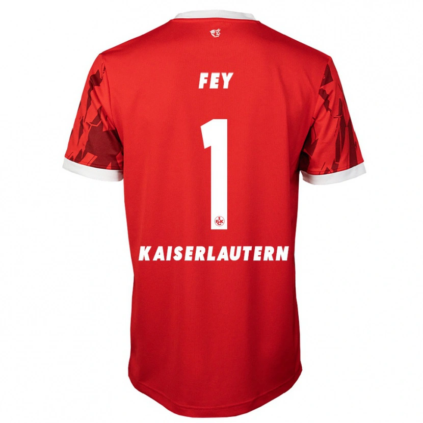 Danxen Pánské Tyler Fey #1 Červená Bílá Domů Hráčské Dresy 2025/26 Dres