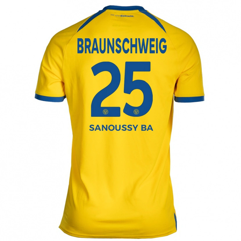 Danxen Pánské Sanoussy Ba #25 Žlutá Modrá Domů Hráčské Dresy 2025/26 Dres
