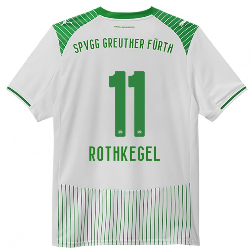 Danxen Pánské Henri Rothkegel #11 Bílá Zelená Domů Hráčské Dresy 2025/26 Dres