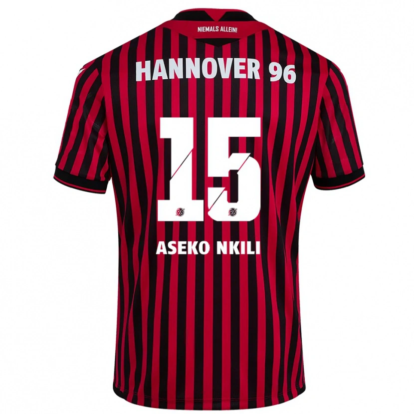 Danxen Pánské Noel Aseko #15 Červená Černá Domů Hráčské Dresy 2025/26 Dres