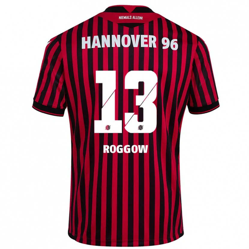 Danxen Pánské Franz Roggow #13 Červená Černá Domů Hráčské Dresy 2025/26 Dres