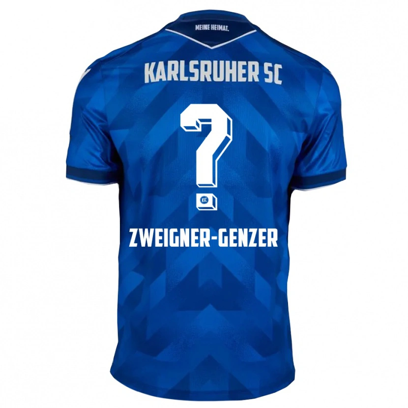 Danxen Pánské Melissa Zweigner-Genzer #0 Modrá Bílá Domů Hráčské Dresy 2025/26 Dres