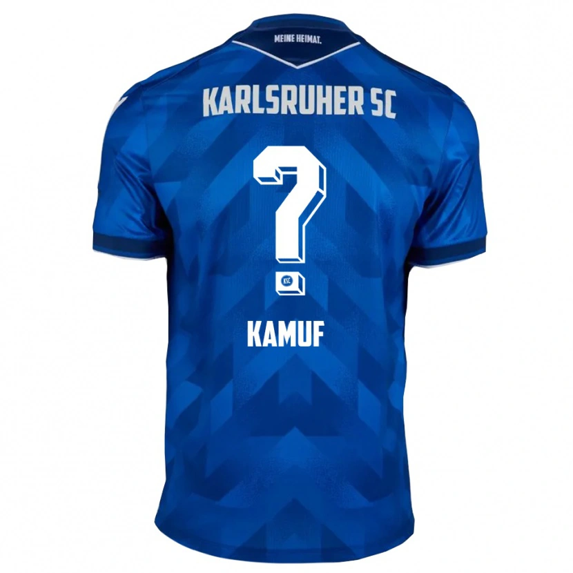 Danxen Pánské Lea Kamuf #0 Modrá Bílá Domů Hráčské Dresy 2025/26 Dres