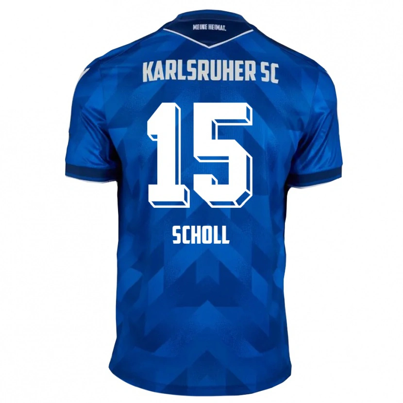 Danxen Pánské Paul Scholl #15 Modrá Bílá Domů Hráčské Dresy 2025/26 Dres