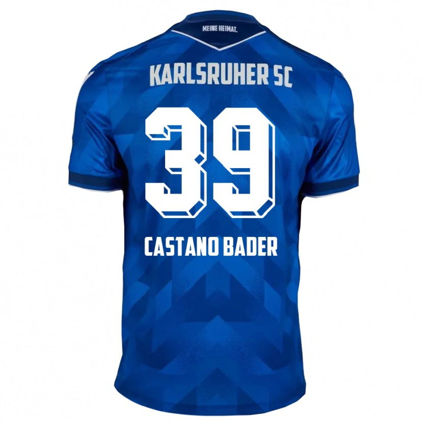 Danxen Pánské Simeon Castano Bader #39 Modrá Bílá Domů Hráčské Dresy 2025/26 Dres