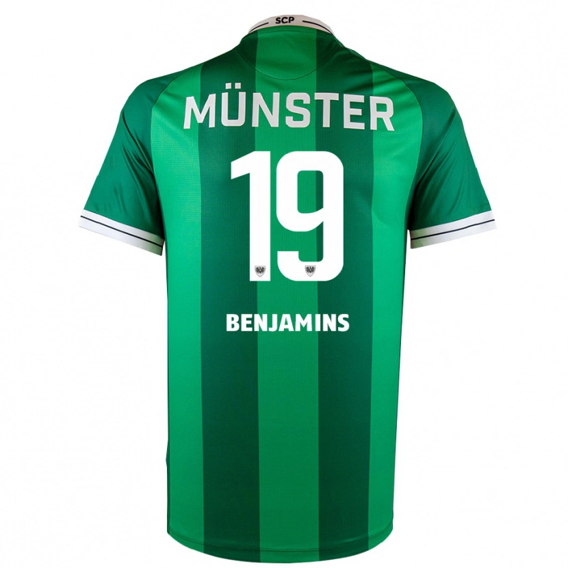 Danxen Pánské Marvin Benjamins #19 Zelená Bílá Domů Hráčské Dresy 2025/26 Dres