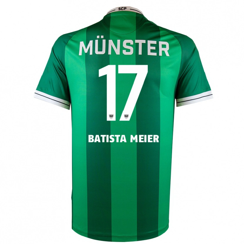 Danxen Pánské Oliver Batista Meier #17 Zelená Bílá Domů Hráčské Dresy 2025/26 Dres