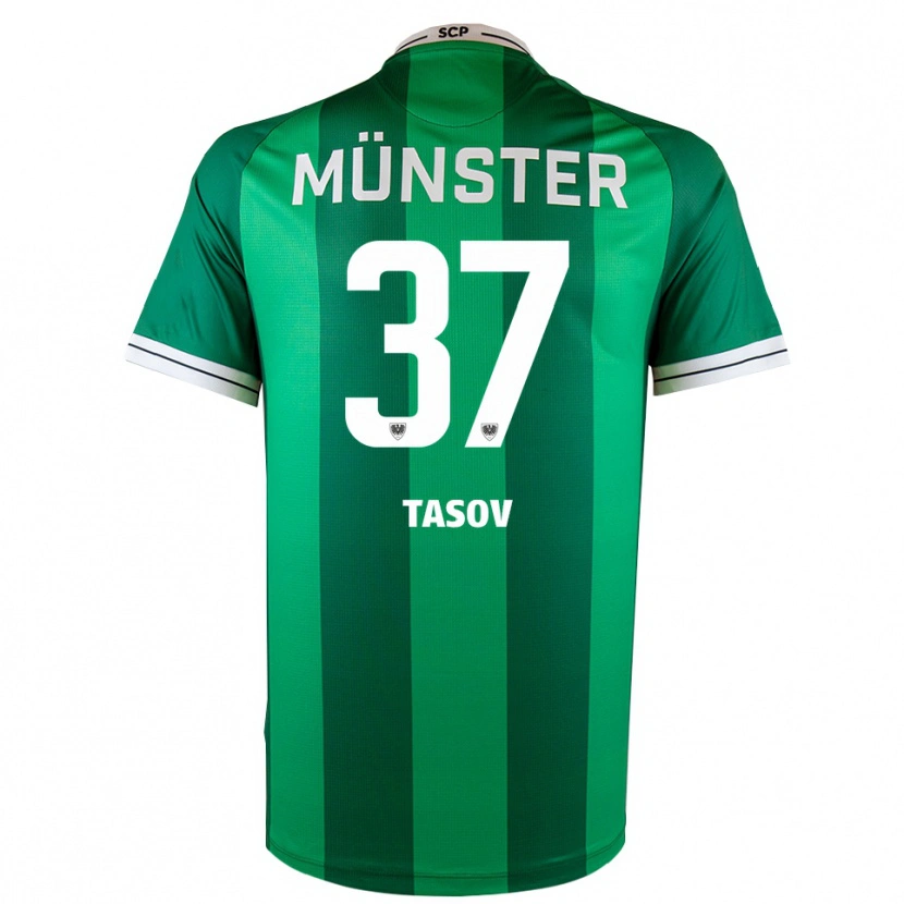 Danxen Pánské Leon Tasov #37 Zelená Bílá Domů Hráčské Dresy 2025/26 Dres
