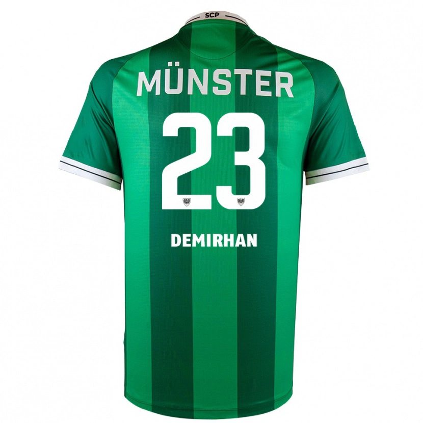 Danxen Pánské Mikail Demirhan #23 Zelená Bílá Domů Hráčské Dresy 2025/26 Dres
