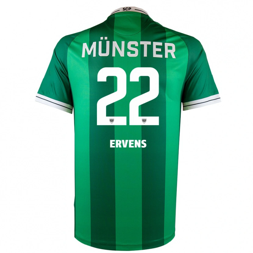 Danxen Pánské Paul Ervens #22 Zelená Bílá Domů Hráčské Dresy 2025/26 Dres