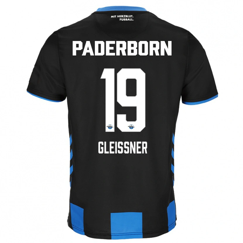 Danxen Pánské Kevin Gleissner #19 Černá Modrá Domů Hráčské Dresy 2025/26 Dres